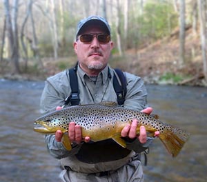 Lou with a fish